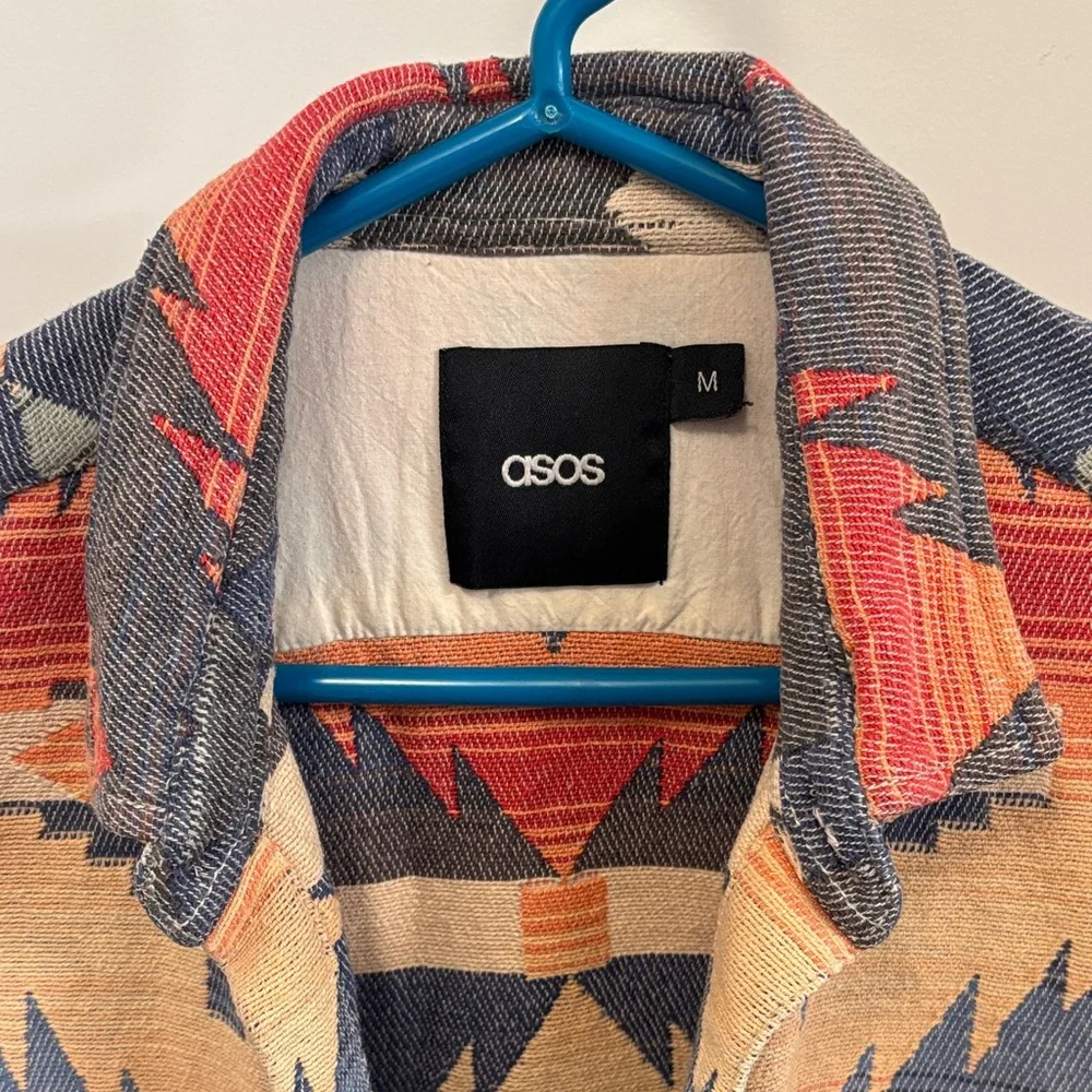 ASOS Geometric Patterned Jacket - Multicolor - Picture 2 of 4